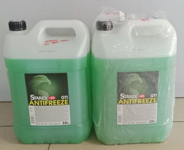 антифриз  Euro зеленый G11(-40) 10кг нов. \ Антифриз Starex Green зеленый G11 10 кг